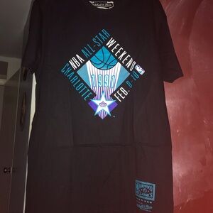 NBA All-Star Weekend 1991 T-Shirt Large Brand New Charlotte hornets host black